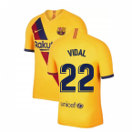 2019-2020 Barcelona Away Nike Football Shirt (VIDAL 22)