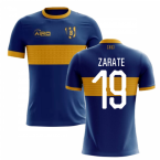 2024-2025 Boca Juniors Home Concept Football Shirt (Zarate 19)