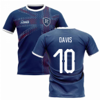 2023-2024 Glasgow Home Concept Football Shirt (DAVIS 10)