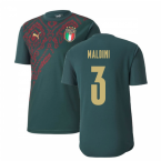 2019-2020 Italy Puma Stadium Jersey (Pine) (Maldini 3)