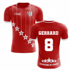 2023-2024 Liverpool 6 Time Champions Concept Football Shirt (Gerrard 8)