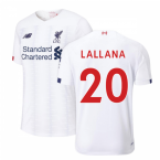 2019-2020 Liverpool Away Football Shirt (Lallana 20)