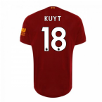 2019-2020 Liverpool Home Football Shirt (Kuyt 18) - Kids