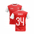 2023-2024 North London Home Concept Football Shirt (XHAKA 34)