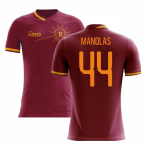 2023-2024 Roma Home Concept Football Shirt (MANOLAS 44)