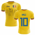 2024-2025 Romania Home Concept Football Shirt (Hagi 10)