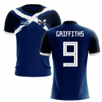 2024-2025 Scotland Flag Concept Football Shirt (Griffiths 9)