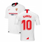 2019-2020 Sevilla Home Nike Football Shirt (BANEGA 10)