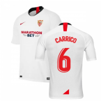 2019-2020 Sevilla Home Nike Football Shirt (CARRICO 6)