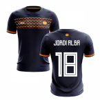 2023-2024 Spain Away Concept Football Shirt (Jordi Alba 18)