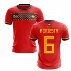2023-2024 Spain Home Concept Football Shirt (A Iniesta 6)