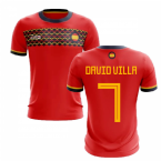 2023-2024 Spain Home Concept Football Shirt (David Villa 7)