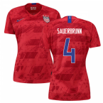 2019-2020 USA Away Nike Womens Shirt (Sauerbrunn 4)