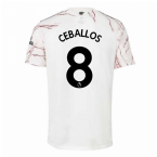 2020-2021 Arsenal Adidas Away Football Shirt (Kids) (CEBALLOS 8)