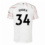 2020-2021 Arsenal Adidas Away Football Shirt (Kids) (XHAKA 34)