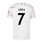 2020-2021 Arsenal Adidas Away Football Shirt (SAKA 7)