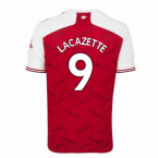2020-2021 Arsenal Adidas Home Football Shirt (Kids) (LACAZETTE 9)