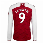 2020-2021 Arsenal Adidas Home Long Sleeve Shirt (LACAZETTE 9)