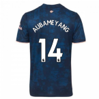 2020-2021 Arsenal Adidas Third Football Shirt (AUBAMEYANG 14)