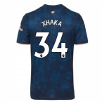 2020-2021 Arsenal Adidas Third Football Shirt (Kids) (XHAKA 34)