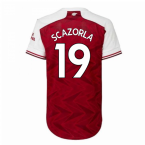 2020-2021 Arsenal Adidas Womens Home Shirt (S.CAZORLA 19)