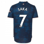 2020-2021 Arsenal Authentic Third Shirt (SAKA 7)