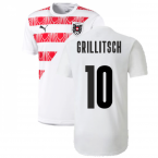 2020-2021 Austria Stadium Jersey (White) (GRILLITSCH 10)