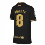 2020-2021 Barcelona Away Nike Shirt (Kids) (A INIESTA 8)