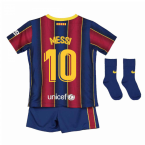 2020-2021 Barcelona Home Nike Baby Kit (MESSI 10)