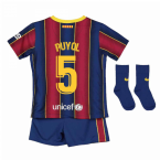 2020-2021 Barcelona Home Nike Baby Kit (PUYOL 5)