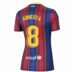 2020-2021 Barcelona Womens Home Shirt (A.INIESTA 8)
