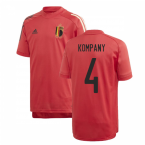 2020-2021 Belgium Adidas Training Shirt (Red) - Kids (KOMPANY 4)