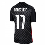 2020-2021 Croatia Away Nike Football Shirt (MANDZUKIC 17)