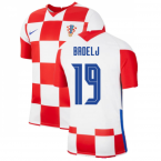 2020-2021 Croatia Home Nike Football Shirt (BADELJ 19)