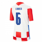 2020-2021 Croatia Home Nike Football Shirt (Kids) (LOVREN 6)