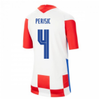 2020-2021 Croatia Home Nike Football Shirt (Kids) (PERISIC 4)