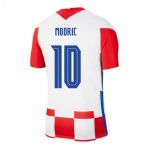 2020-2021 Croatia Home Nike Football Shirt (MODRIC 10)