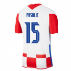 2020-2021 Croatia Home Nike Football Shirt (PASALIC 15)