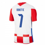 2020-2021 Croatia Home Nike Football Shirt (RAKITIC 7)