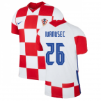 2020-2021 Croatia Home Nike Vapor Shirt (IVANUSEC 26)