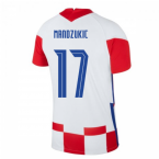2020-2021 Croatia Home Nike Vapor Shirt (MANDZUKIC 17)