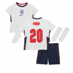 2020-2021 England Home Nike Baby Kit (Foden 20)