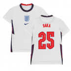 2020-2021 England Home Nike Football Shirt (Kids) (Saka 25)