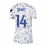 2020-2021 France Pre-Match Training Shirt (White) - Kids (HENRY 14)