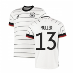 2020-2021 Germany Authentic Home Adidas Football Shirt (MULLER 13)