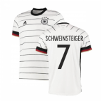2020-2021 Germany Authentic Home Adidas Football Shirt (SCHWEINSTEIGER 7)