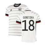 2020-2021 Germany Home Adidas Football Shirt (GORETZKA 18)