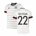 2020-2021 Germany Home Adidas Football Shirt (TER STEGEN 22)