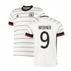 2020-2021 Germany Home Adidas Football Shirt (WERNER 9)