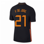 2020-2021 Holland Away Nike Womens Shirt (F DE JONG 21)